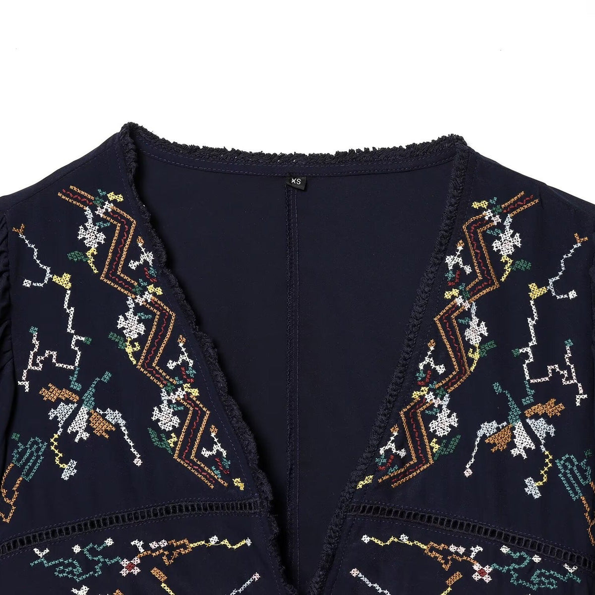 Damen kurze Bluse mit Platz für elegantes Binden R&B