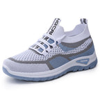Damen Atmungsaktive Mesh-Laufschuhe mit elastischer Schnürung R&B