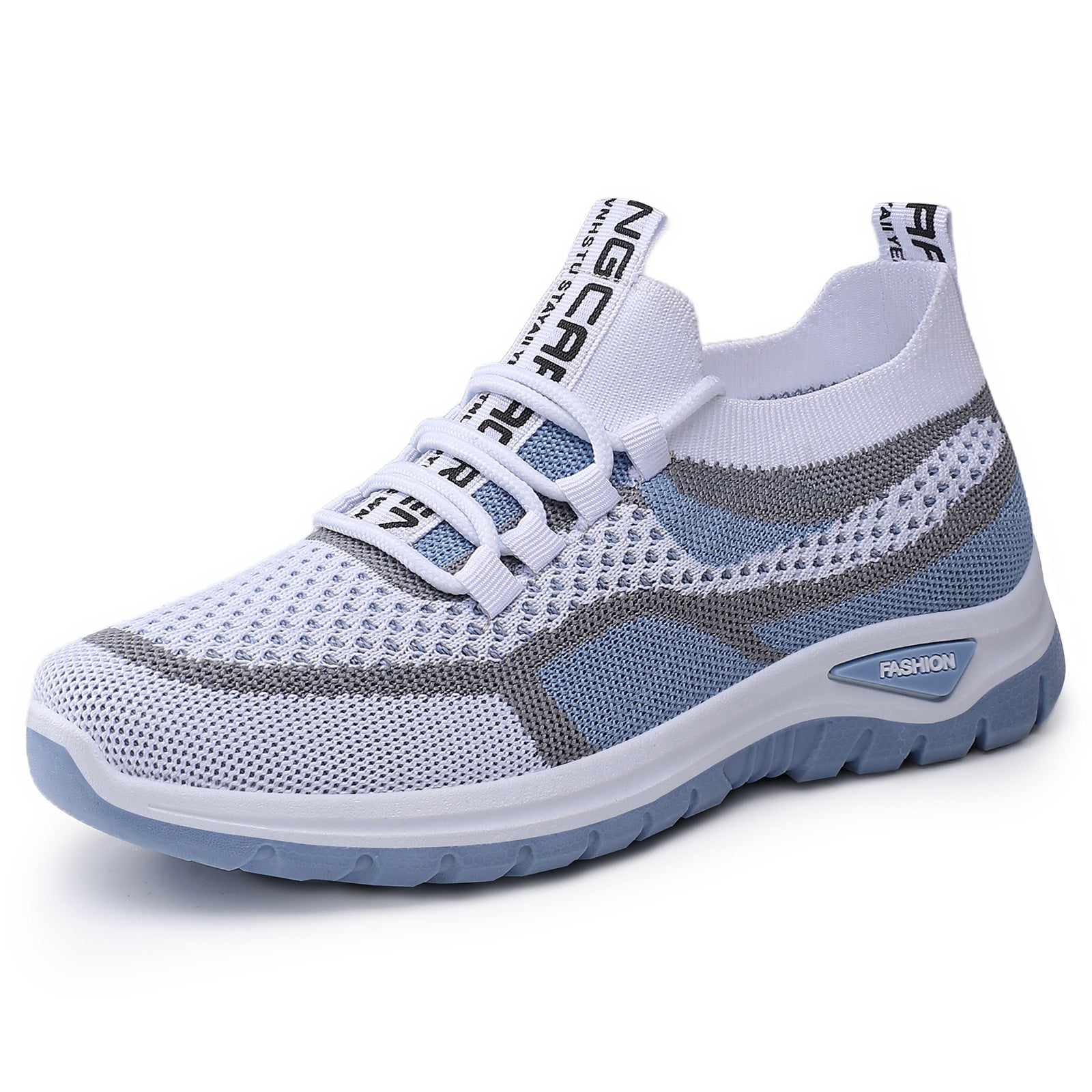 Damen Atmungsaktive Mesh-Laufschuhe mit elastischer Schnürung R&B