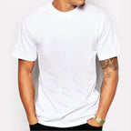 Herren Classic T-Shirt mit Rundhalsausschnitt aus hochwertiger Baumwolle R&B