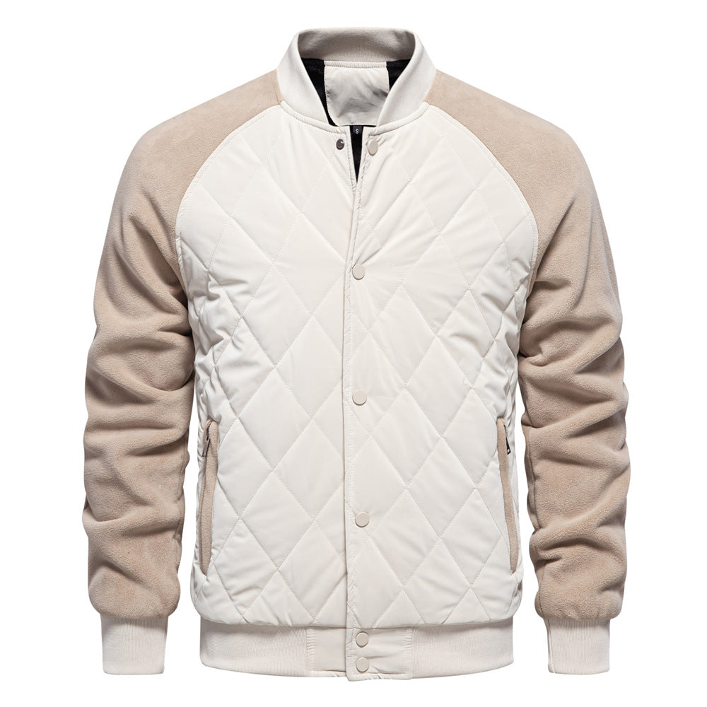 Herren Steppjacke mit modernem Design und praktischen Taschen R&B