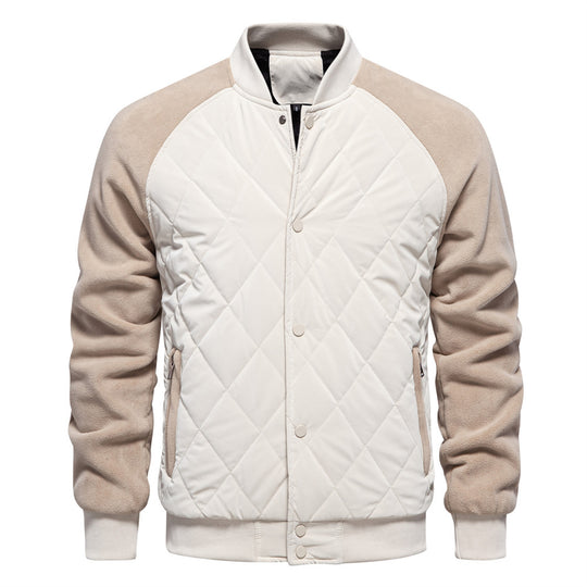 Herren Steppjacke mit modernem Design und praktischen Taschen R&B