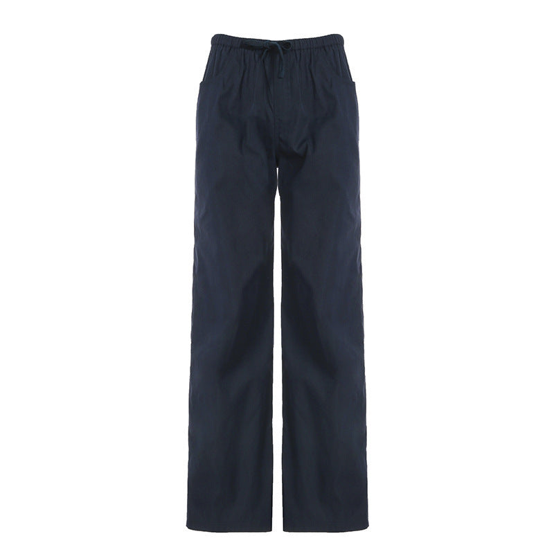 Damen Bequeme Freizeit Hose mit elastischem Bund und praktischen Taschen R&B
