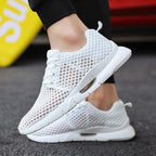 Damen Sportschuhe mit atmungsaktivem Mesh-Obermaterial und dämpfender Sohle