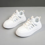 Damen Sportliche Sneakers mit dämpfender Laufsohle und atmungsaktiver Obermaterialstruktur R&B