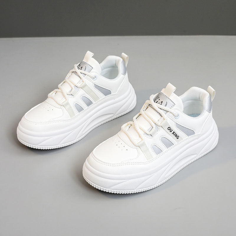 Damen Sportliche Sneakers mit dämpfender Laufsohle und atmungsaktiver Obermaterialstruktur R&B
