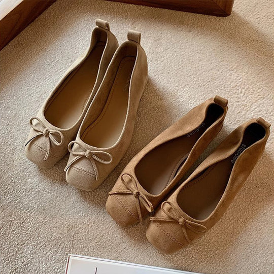 Damen Ballerinas mit dekorativem Schleifen-Detail R&B