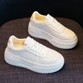 Damen Chunky Sneakers mit dämpfender Plattform und atmungsaktiver Oberflächenstruktur