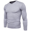 Herren feiner V-Ausschnitt Pullover aus hochwertiger Baumwolle R&B