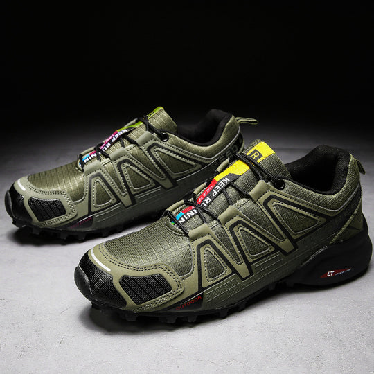 Damen Sportliche Trailrunning-Schuhe mit rutschfester Profilsohle und atmungsaktivem Obermaterial R&B