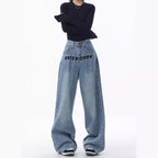 Damen Weite Jeanshose R&B