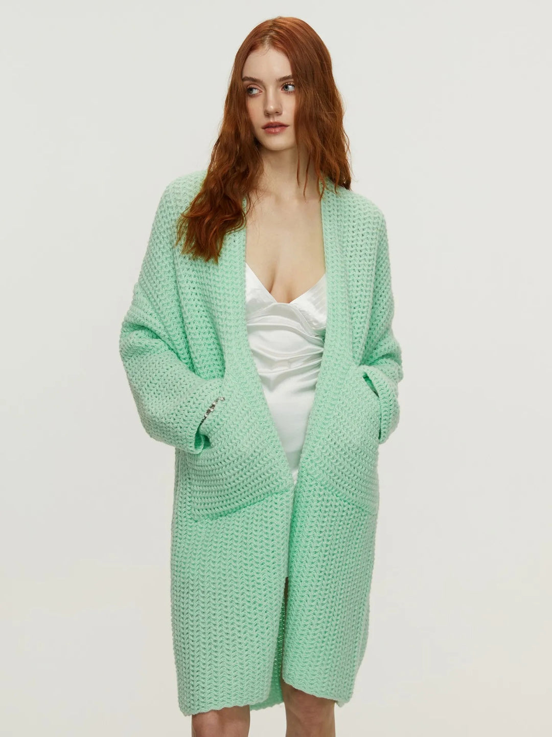 Damen Strickjacke mit Taschen R&B