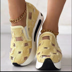 Damen Atmungsaktive Slip-On Sneakers mit modischem Lochdesign R&B