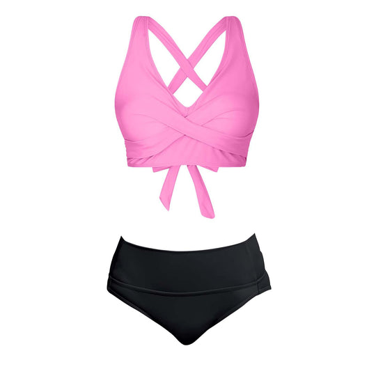 Damen Zweiteiliger Badeanzug mit floralem Design R&B