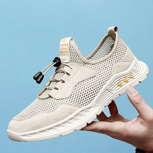 Damen Sportliche Freizeitschuhe mit atmungsaktivem Mesh-Obermaterial und innovativem Schnürsystem R&B