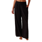 Damen Plissee-Hose mit elastischem Bund und Seitentaschen R&B