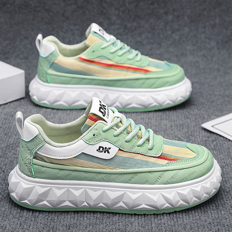 Damen Sportliche Lauf-Sneaker mit dickem Profil und atmungsaktiver Oberfläche R&B