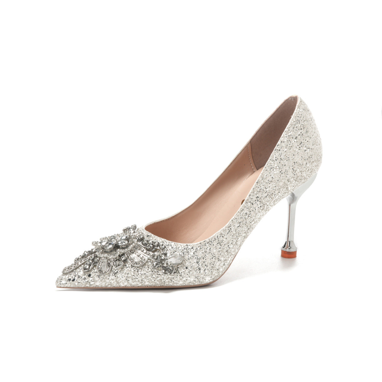 Damen Glamouröse High Heels mit funkelnden Strassverzierungen R&B