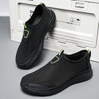Damen Atmungsaktive Slip-On Sneakers mit flexiblem Netzdesign