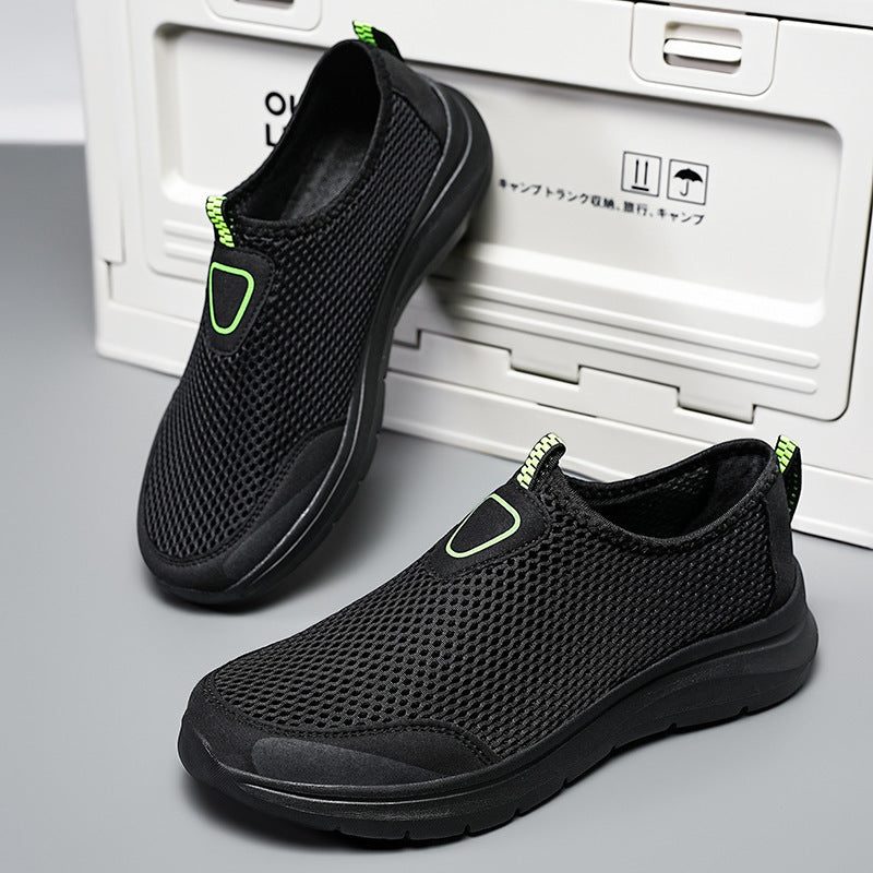 Damen Atmungsaktive Slip-On Sneakers mit flexiblem Netzdesign
