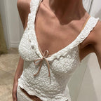 Damen Spitzen-Trägertop mit raffiniertem Design R&B
