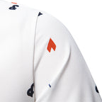 Herren Kurzarm Poloshirt mit hochwertigem Allover-Muster
