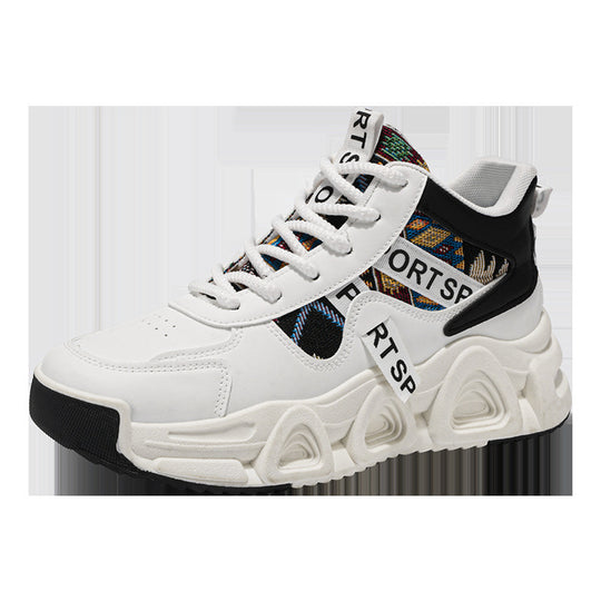 Damen Sportliche Sneakers mit bunten Designs und gepolsterter Sohle R&B