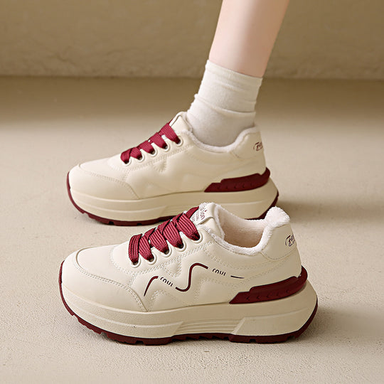 Damen Sportliche Skater Sneakers mit gepolsterter Innensohle und stabiler Laufsohle R&B