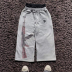 Herren Freizeithose mit einzigartigem Grafikdesign R&B