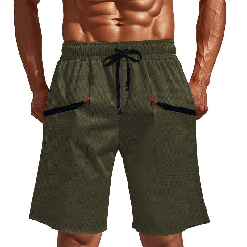 Herren Sportliche Shorts mit vielseitigen Taschen und elastischem Bund R&B