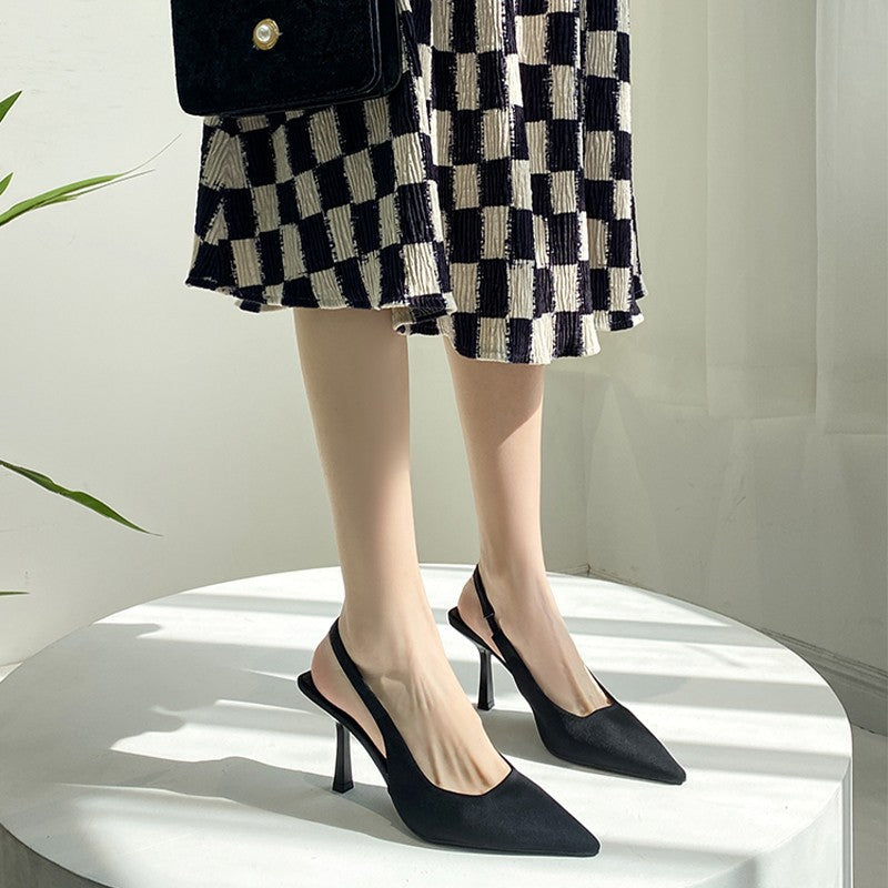 Damen Slingback-Pumps mit spitzem Absatz und schickem Design R&B