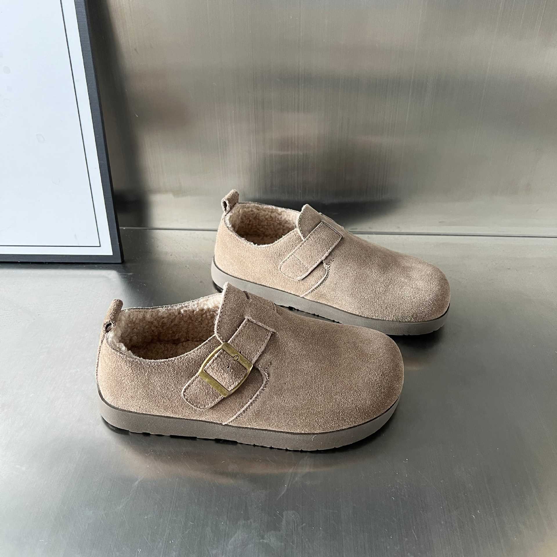 Damen gemütliche Clogs mit weichem Innenfutter und verstellbarem Riemen R&B
