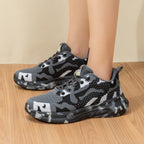 Damen Sportliche Sneakers mit extra dämpfender Sohle und atmungsaktivem Obermaterial