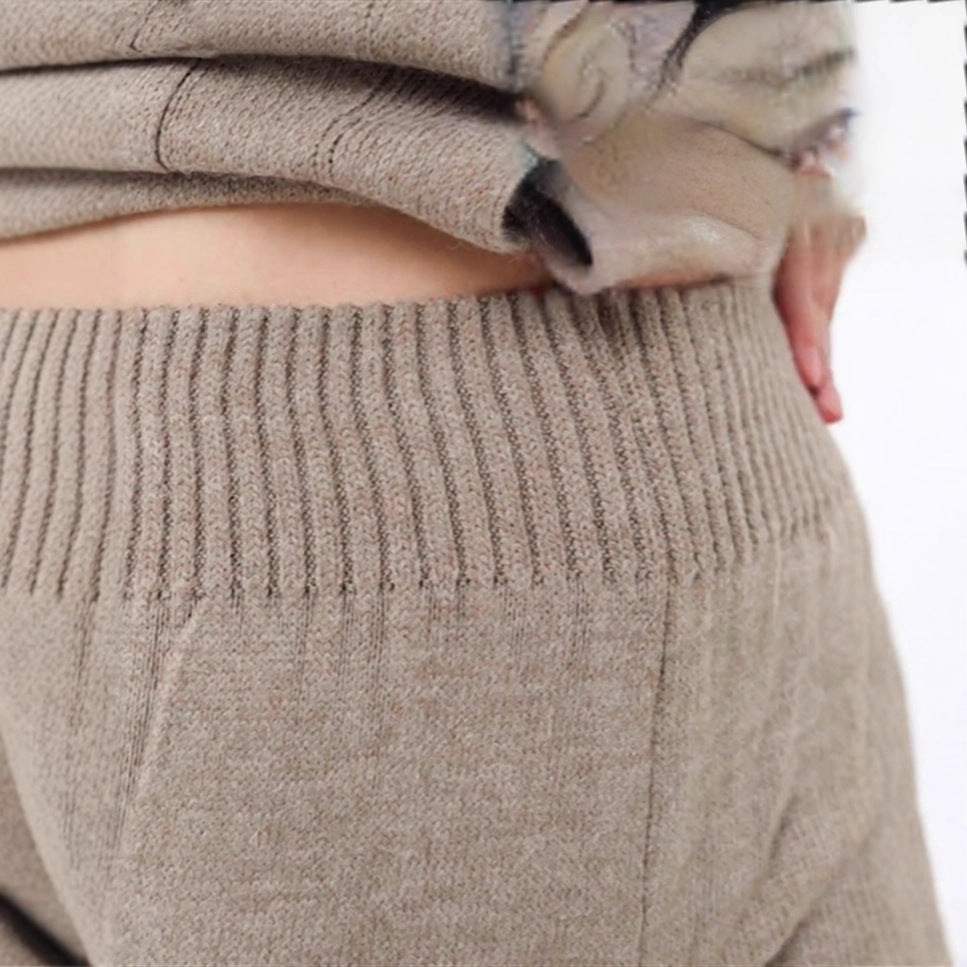 Damen gemütlicher Strick-Cardigan mit praktischen Taschen und Knopfdetails R&B