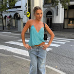 Damen Wickeltop R&B