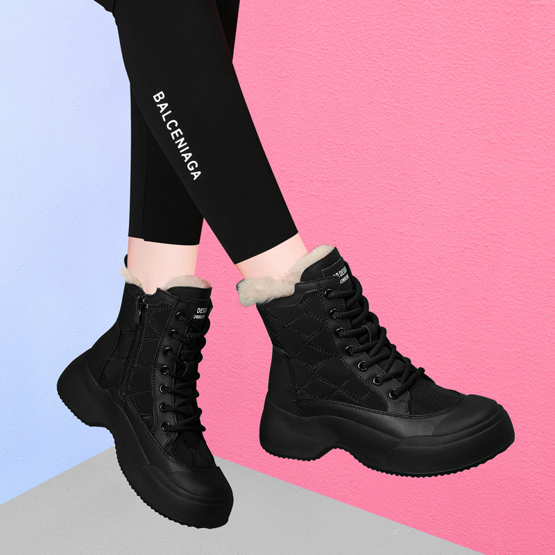 Damen Winterliche Halbstiefel mit isolierender Sohle und bequemem Innenfutter R&B