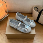 Damen Mary Jane Ballerinas mit modischem Riemchen und eleganter Schnalle