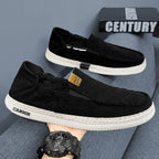 Damen Bequeme Slip-On Freizeitschuhe mit elastischem Obermaterial