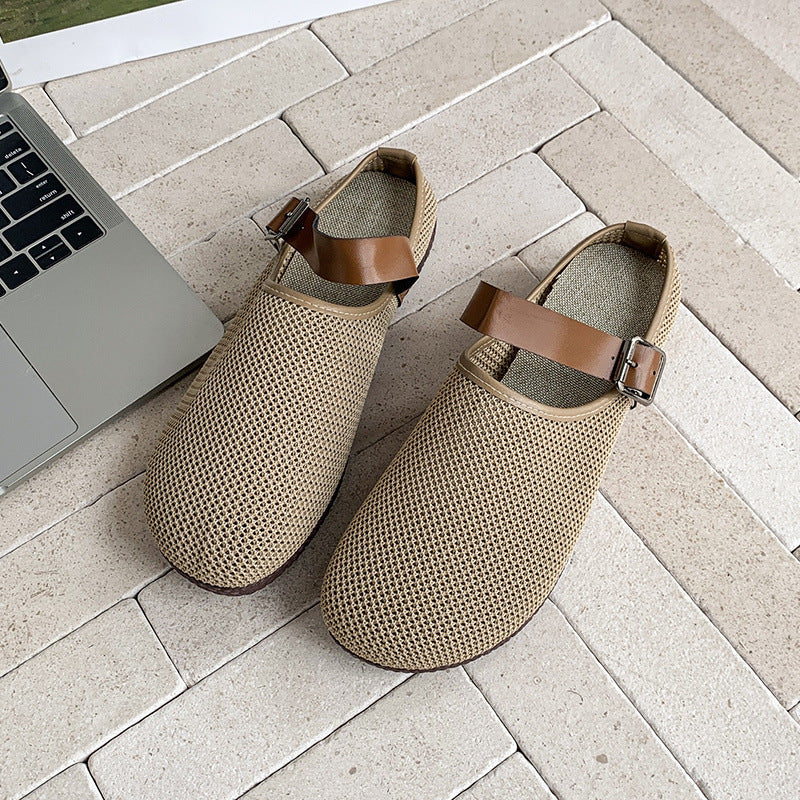 Damen Atmungsaktive Clogs mit verstellbarem Riemen R&B