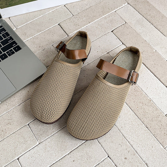 Damen Atmungsaktive Clogs mit verstellbarem Riemen R&B