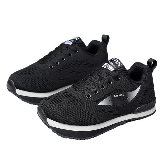 Damen Sportliche Sneakers mit atmungsaktivem Strick-Obermaterial R&B
