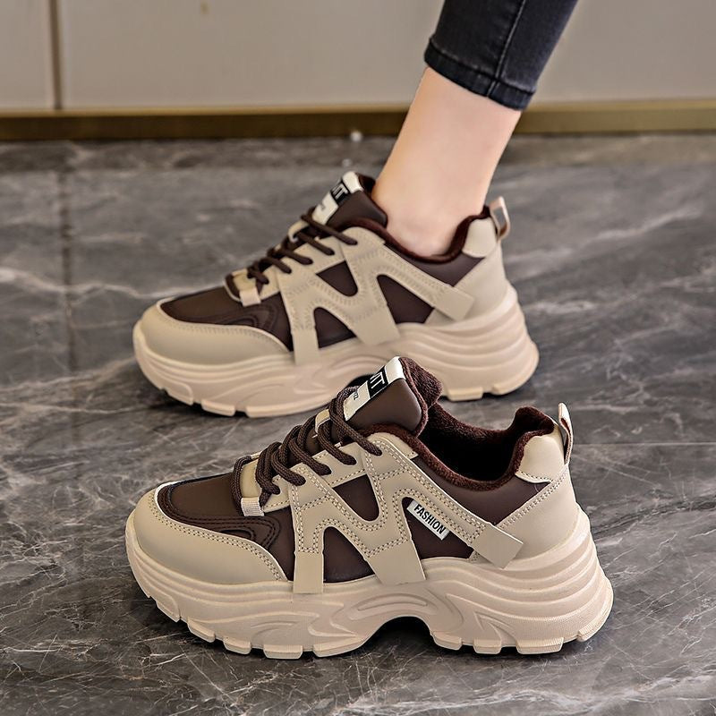 Damen Sportliche Komfort-Sneaker mit dämpfender Sohle und stylischem Design