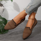 Damen elegante und bequeme Slip-On Ballerinas R&B