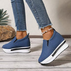 Damen Komfortable Slip-On Sneakers mit ergonomischem Fußbett und modischem Design R&B