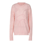 Damen Strickpullover mit floralem Garnmuster R&B