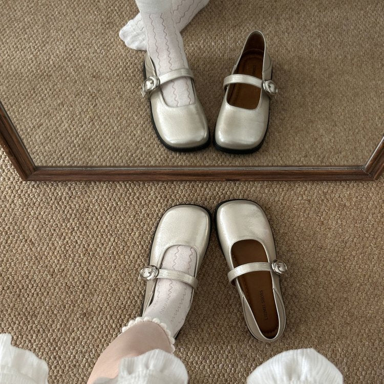 Damen elegante Mary Jane Schuhe mit geschmackvollem Riemchen und komfortablem Fußbett R&B