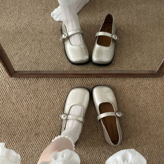 Damen elegante Mary Jane Schuhe mit geschmackvollem Riemchen und komfortablem Fußbett R&B