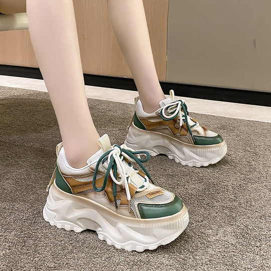 Damen Trendige Sneakers mit komfortabler Plateausohle R&B