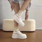Damen Sneakers mit hoher Plateausohle und innovativem Design R&B