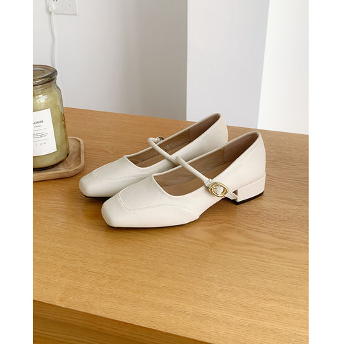 Damen Ballerinas mit elegantem Schnallenverschluss und bequemer Innensohle R&B